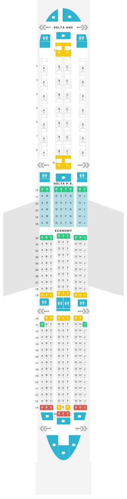ai 173 seat map|Seat Map and Interior Specifications: Airbus A350.
